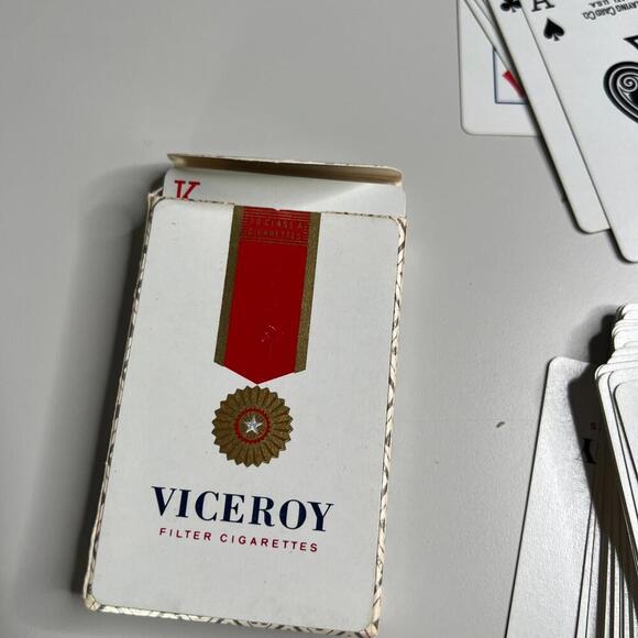 Vintage Viceroy Playing Cards Deck – US Playing Card Co. Cincinnati OH – Adverti - Picture 4 of 5